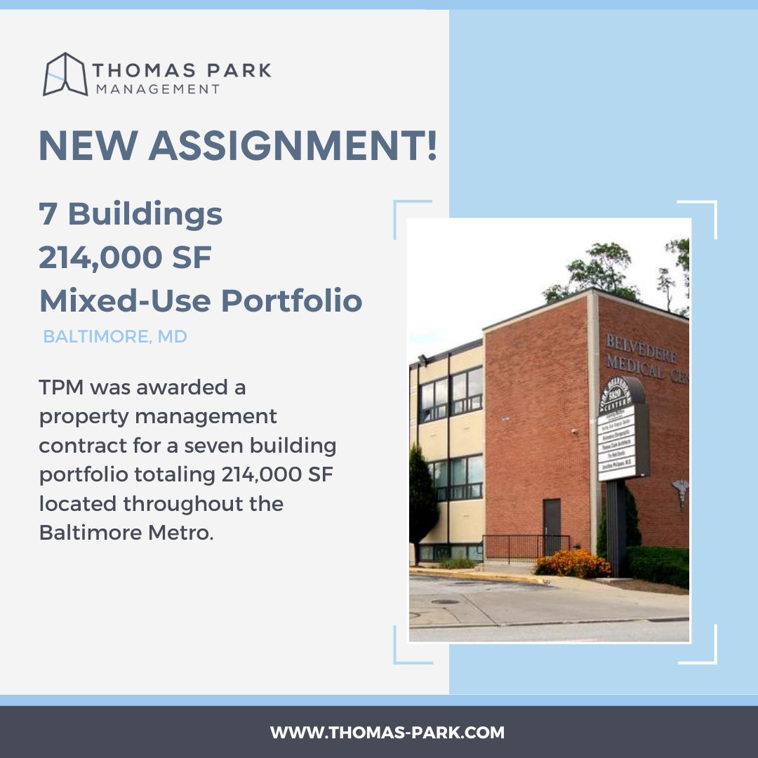 BaltimoreCommercial Property Management News 2023 - Thomas Park CRE